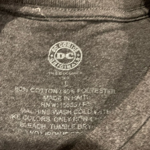 DC COMICS mens grey tshirts with heroes symbols - Picture 2 of 9